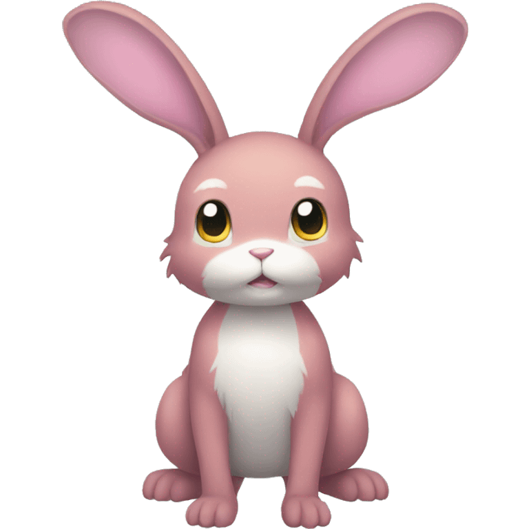 Fakemon-Bunny full body emoji