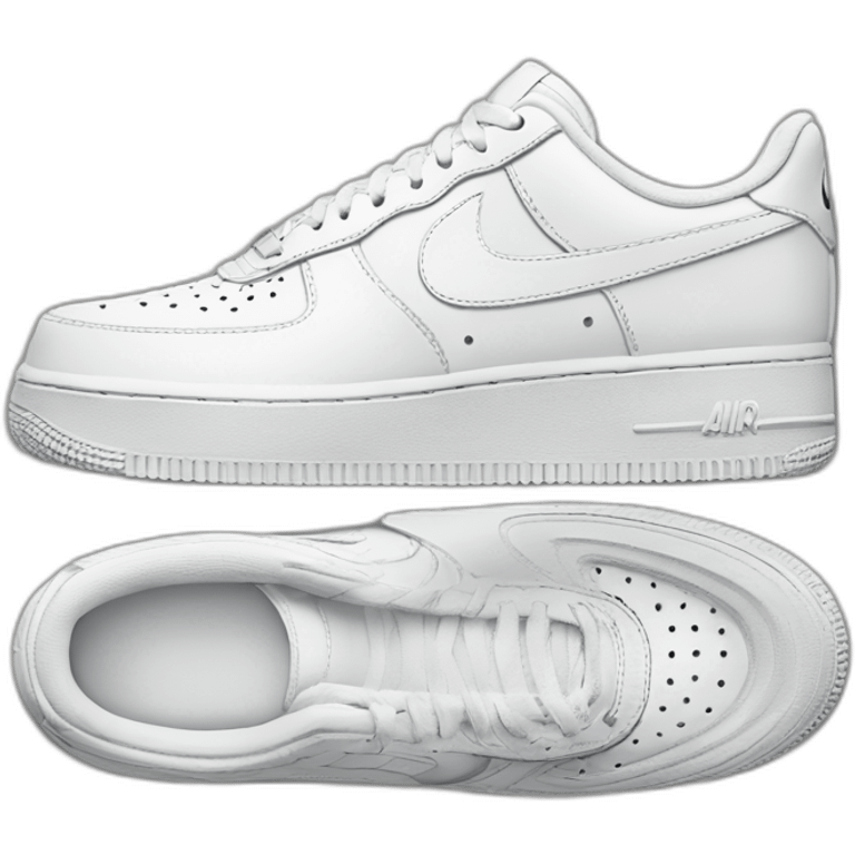 Nike Air Force 1 emoji