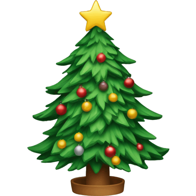 Christmas tree stand emoji