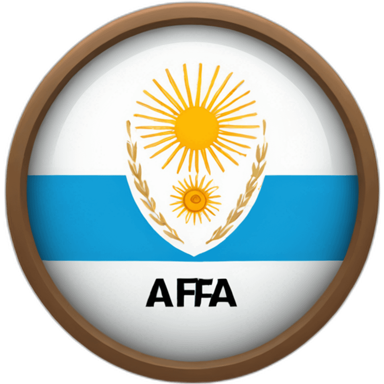 argentina afa logo emoji