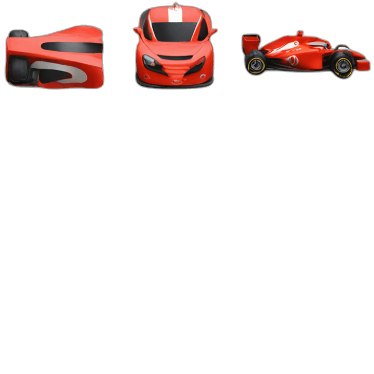 F1 Red Car emoji