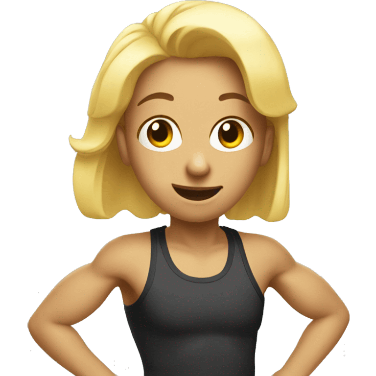 going to gym emoji