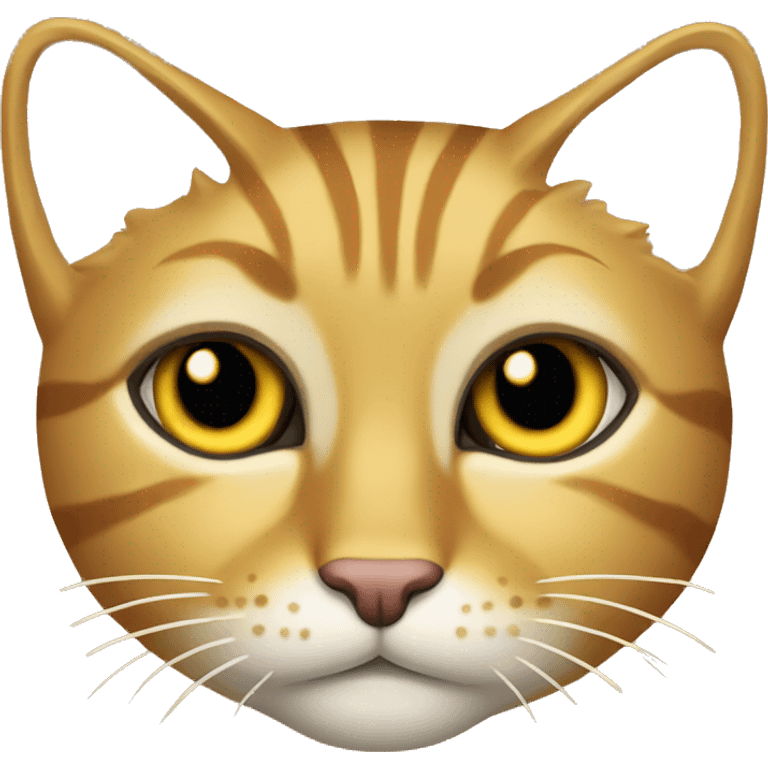 Golden pussycat emoji