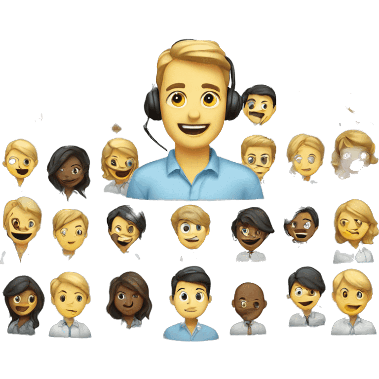 call center emoji