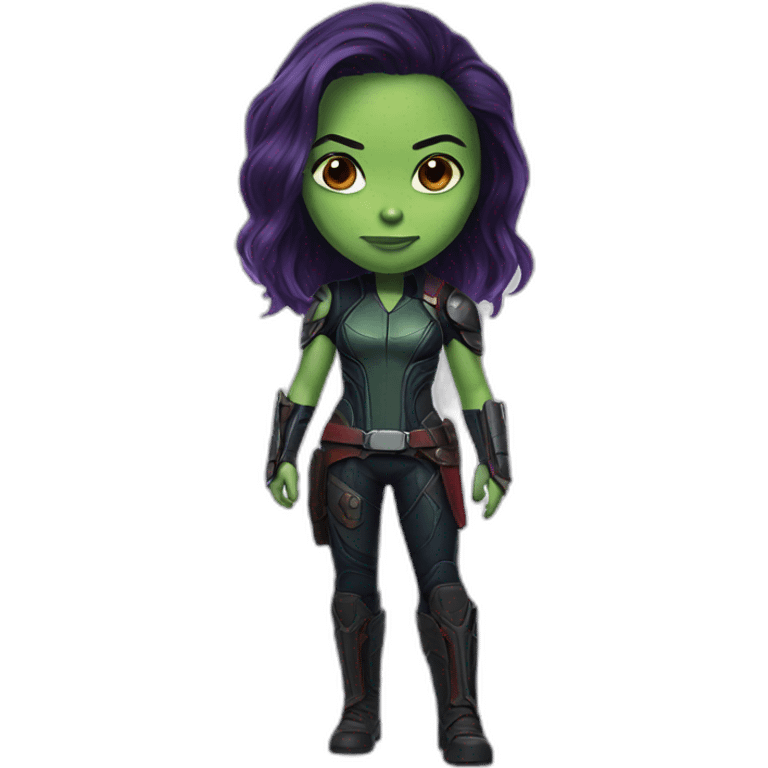 Gamora from Guardians of the Galaxy emoji