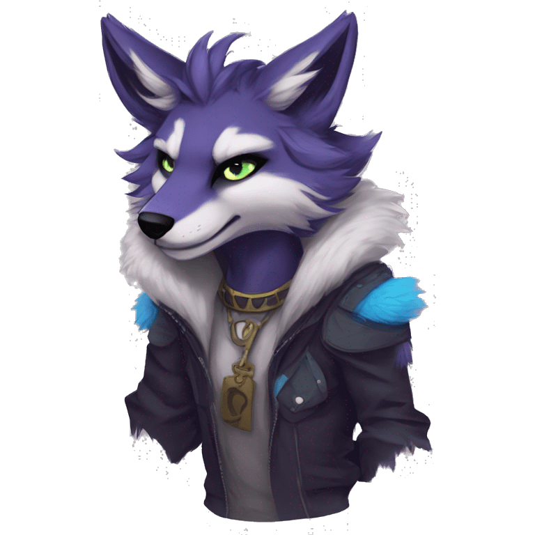 Edgy anthro furry by Falvie, LiLaiRa, AngieWolf emoji