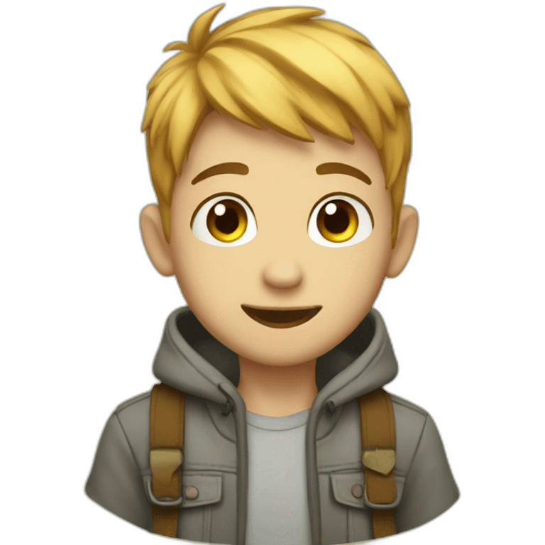 a cute boy emoji