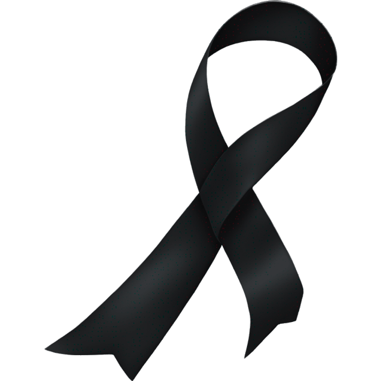 Black ribbon emoji