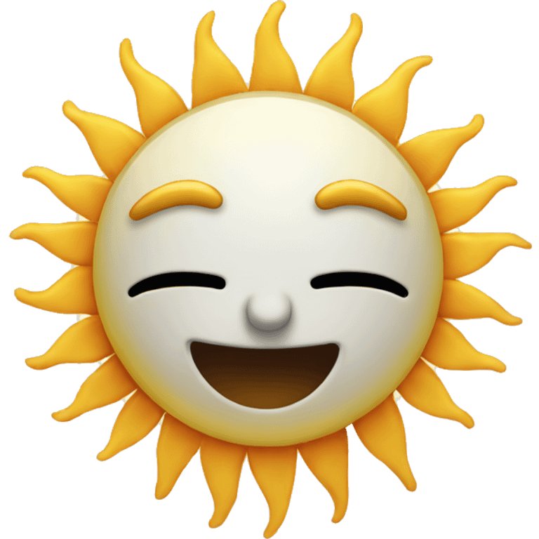 sun with face emoji