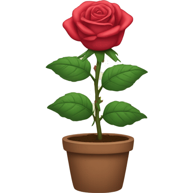 rose plant emoji