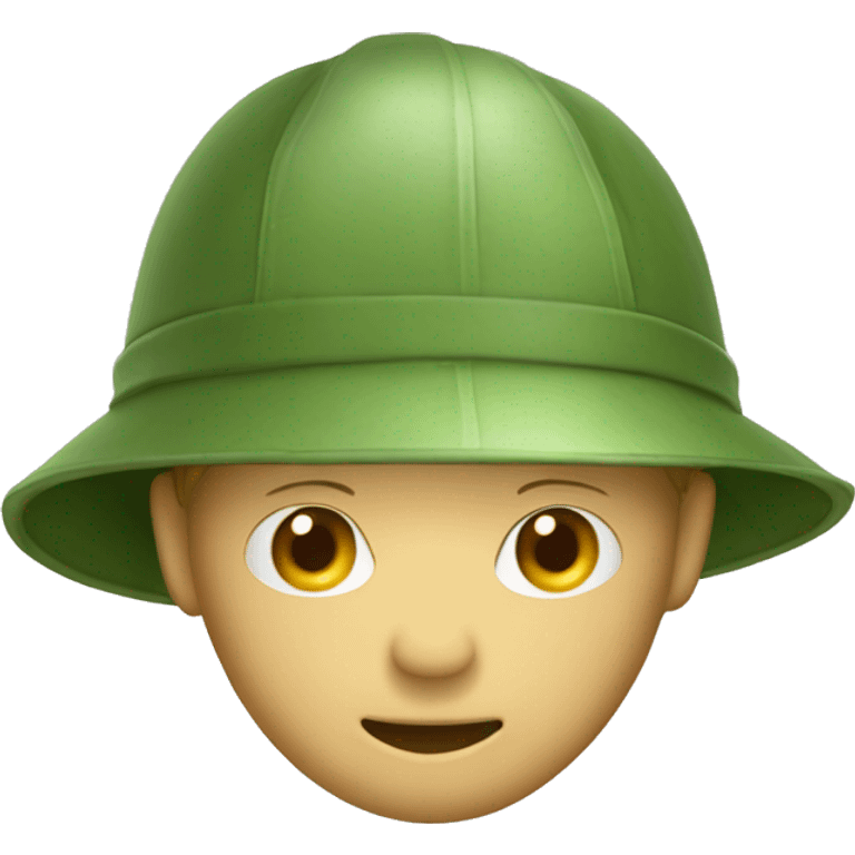 gardener pith helmet emoji