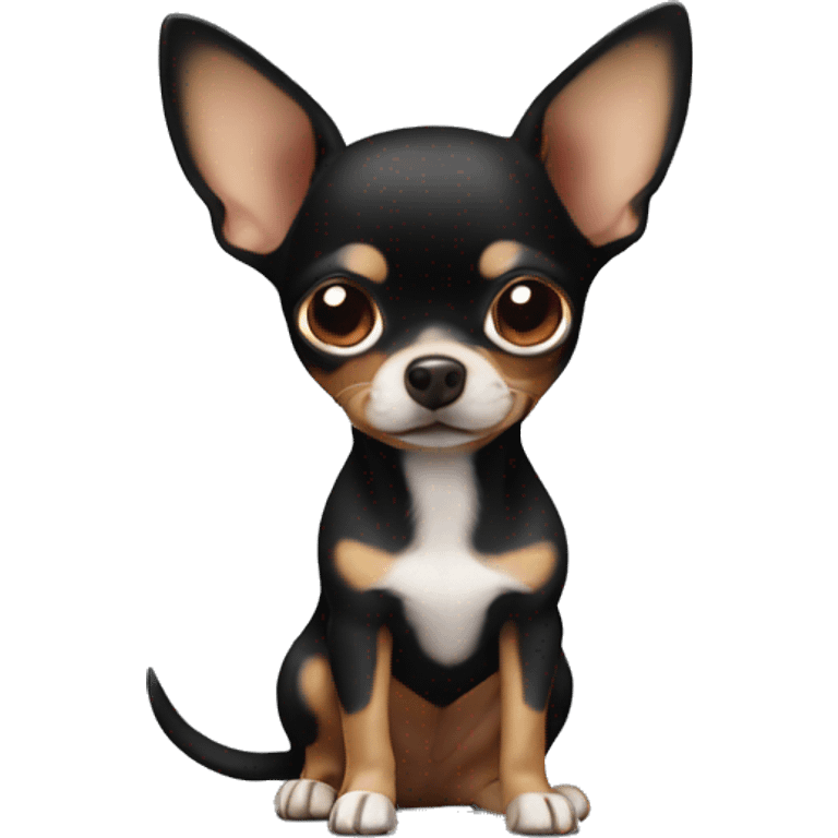 Chihuahua black and brown emoji