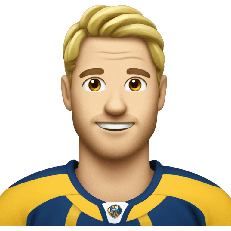 a hockey player with a banana emoji