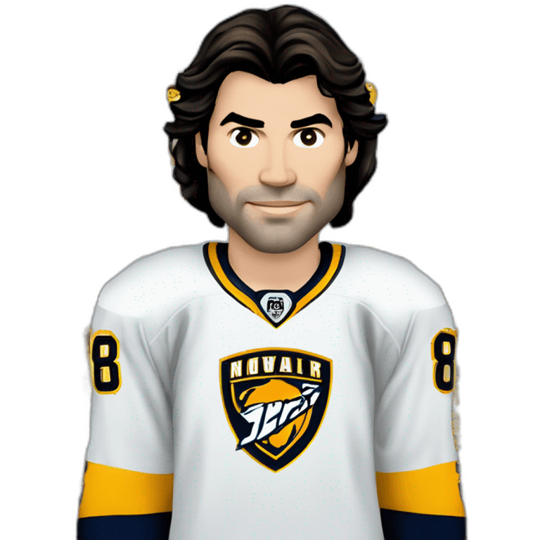 Jaromir Jagr in every team’s jersey emoji