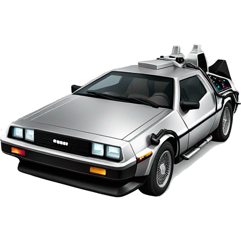 delorean back to future emoji