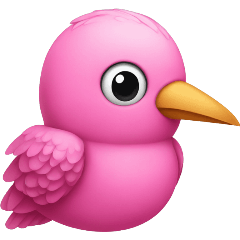 Pink bird  emoji