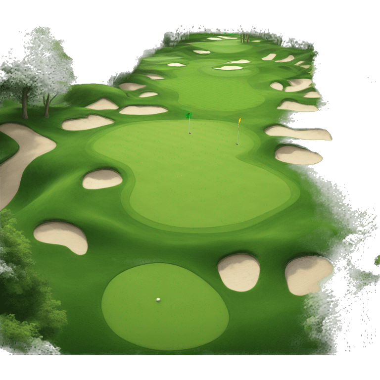 Most beautiful golf course emoji