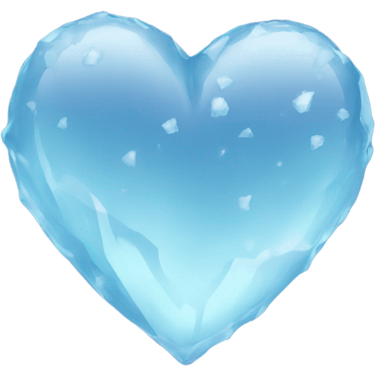 The Icy Heart emoji