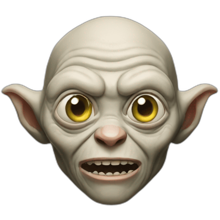 Gollum sports logo emoji