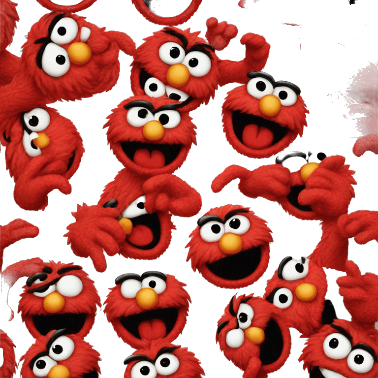 elmo angry emoji