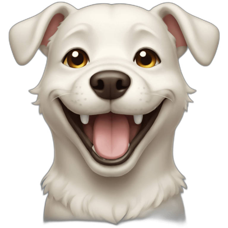 smiling dog emoji