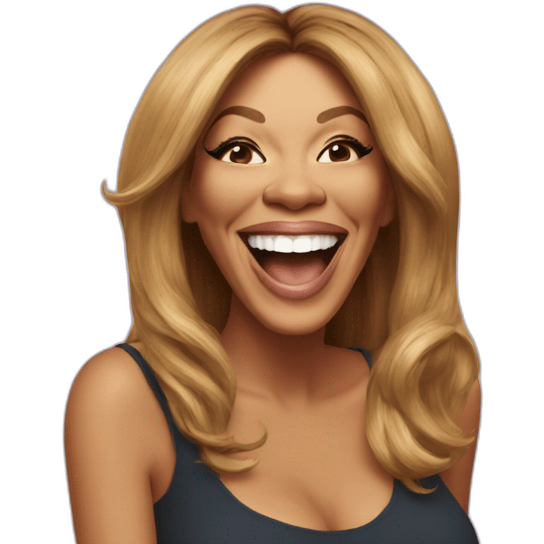 Wendy Williams laughing emoji