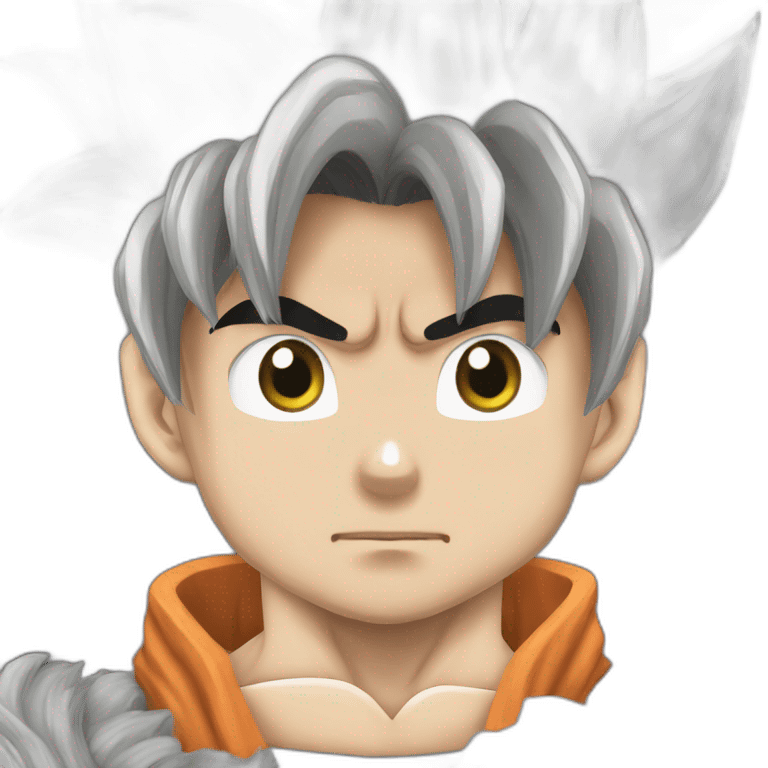 Son goku sur petit emoji