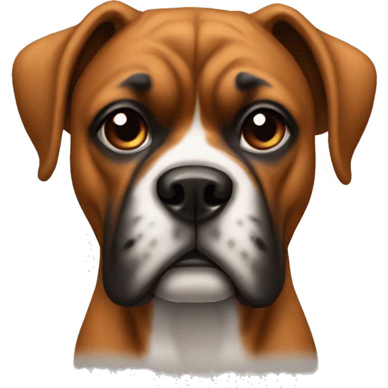 boxer dog  emoji