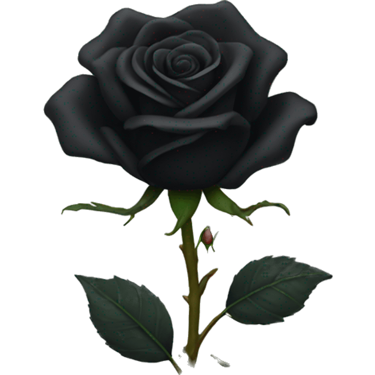 Black rose  emoji