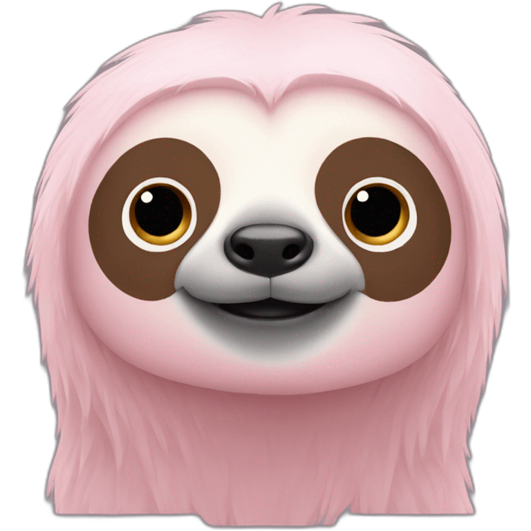 light pink sloth emoji