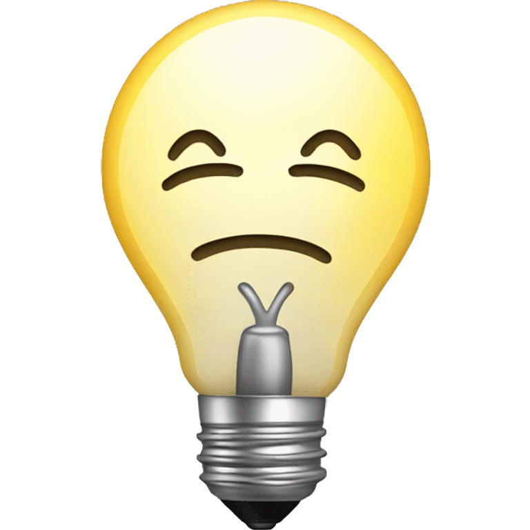 Light Bulb Off emoji