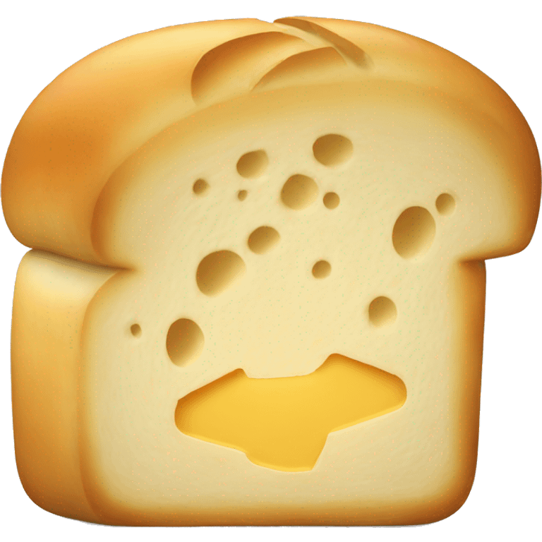 Bread with a slice of cheese emoji