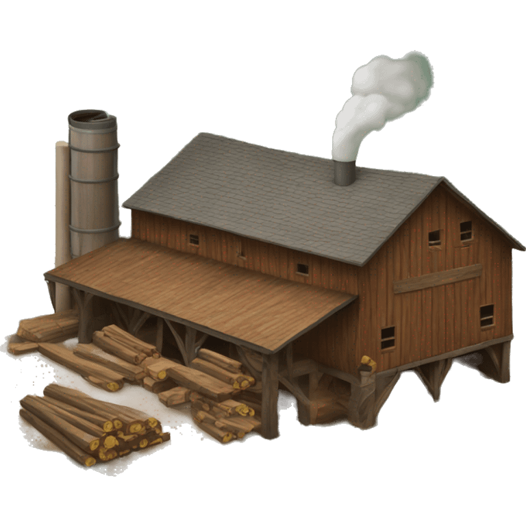 simple lumber mill emoji