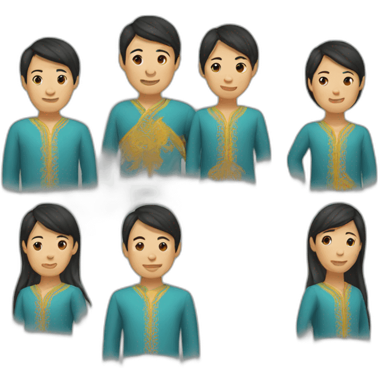 kazakh people emoji