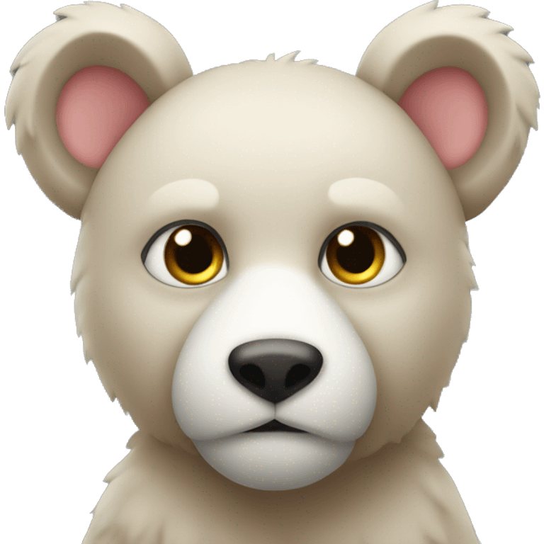 Orso con gatto emoji