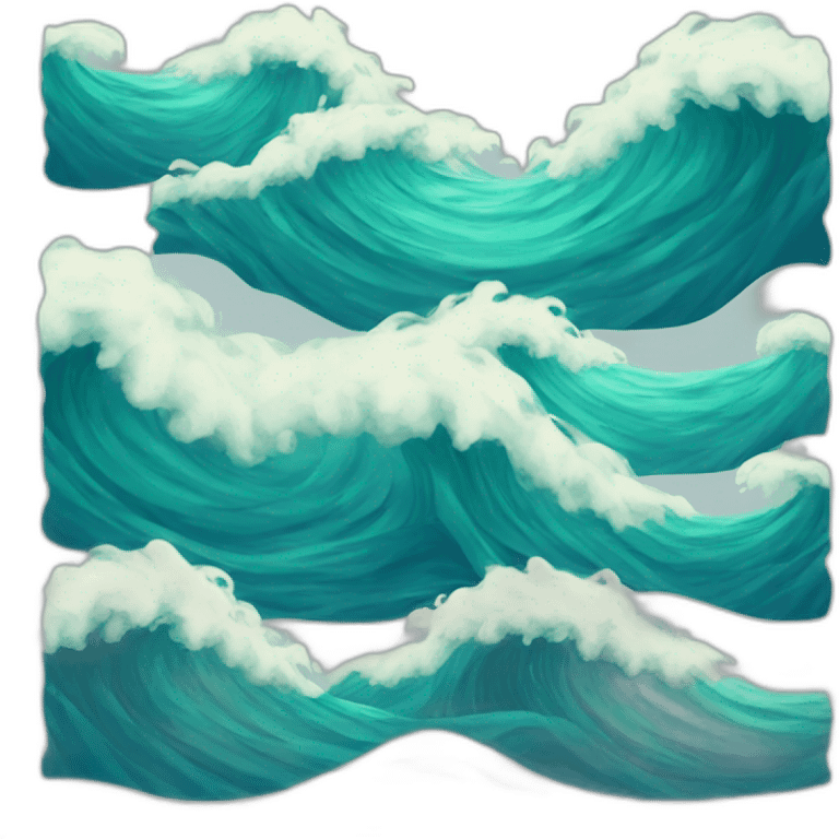 sea waves emoji