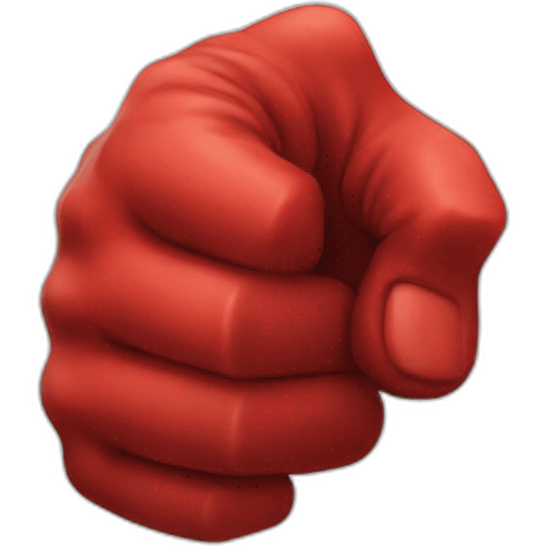 Red fist emoji