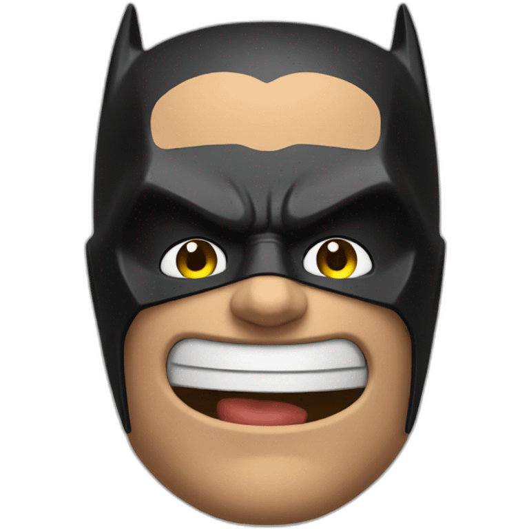 Batman comendo milho emoji