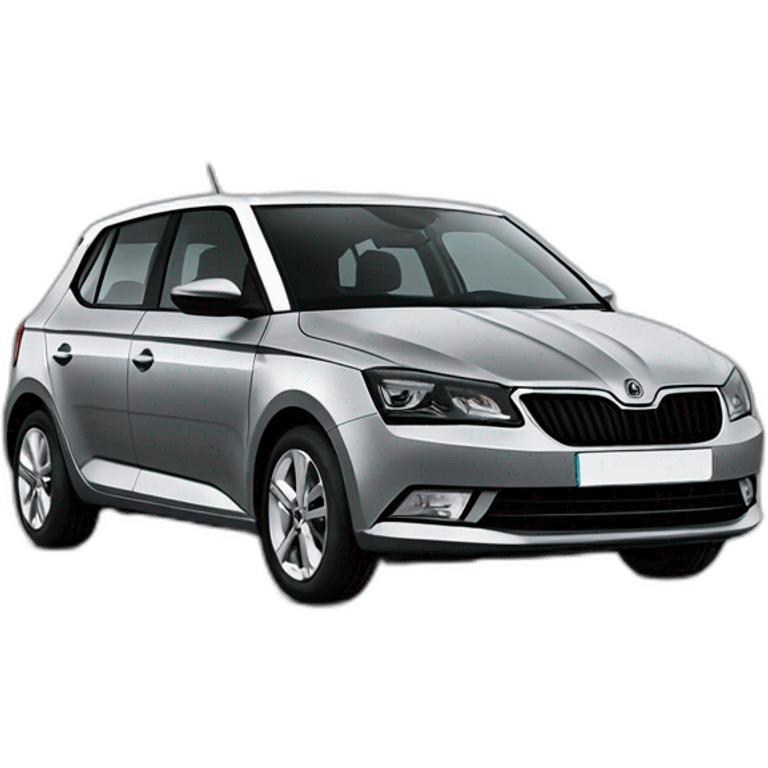 Grey skoda fabia 1 emoji