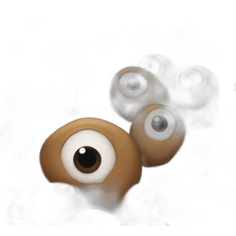 Poop with googly eyes emoji