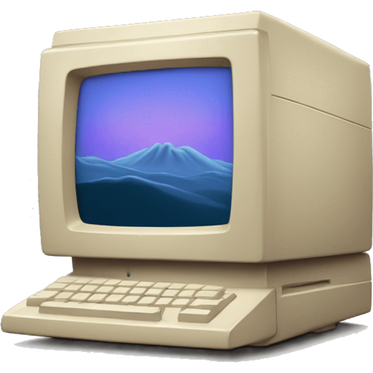 vintage macintosh emoji