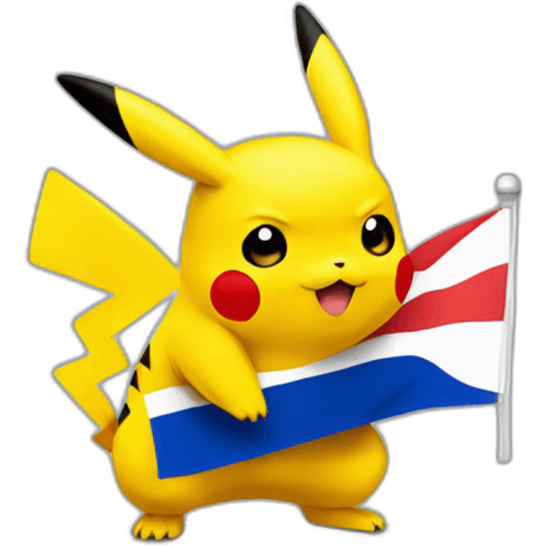 pikachu with equatorian flag emoji