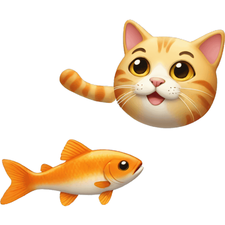 cat & fish emoji