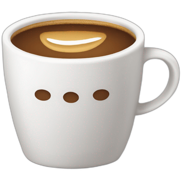 Coffee cup logo with coffee club writing on it emoji