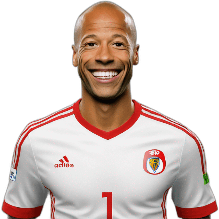 Thierry Henri smilling meme emoji