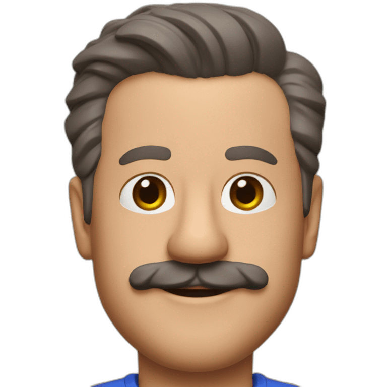 Ted lasso head emoji