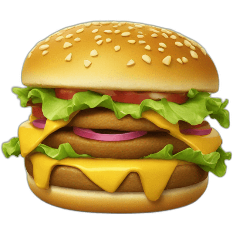 Dracofeu eating burger emoji