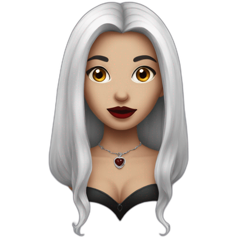 Beautiful vampire girl emoji