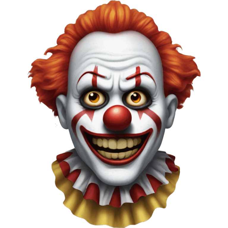 IT scary clown emoji