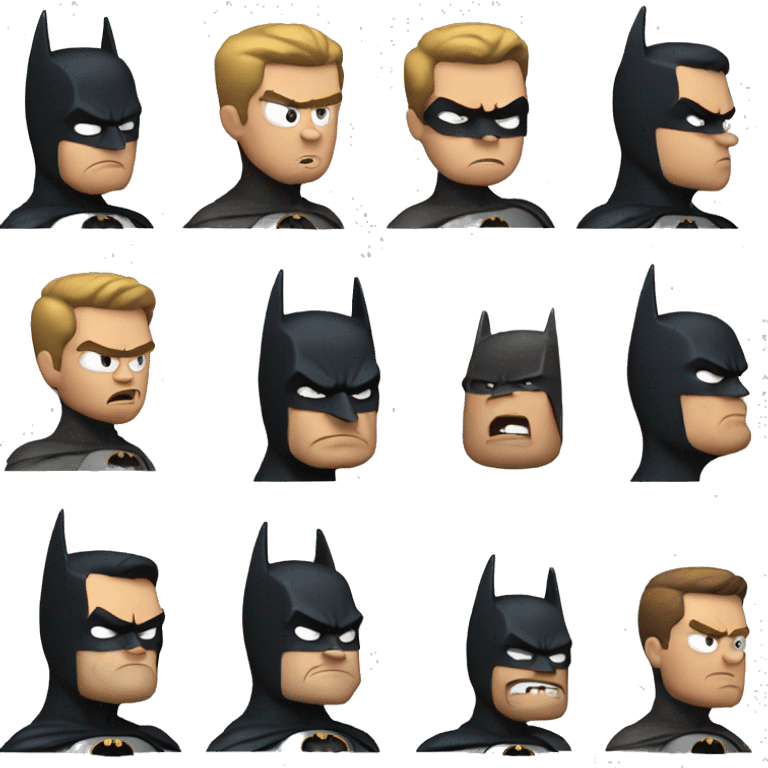 Angry Batman  emoji